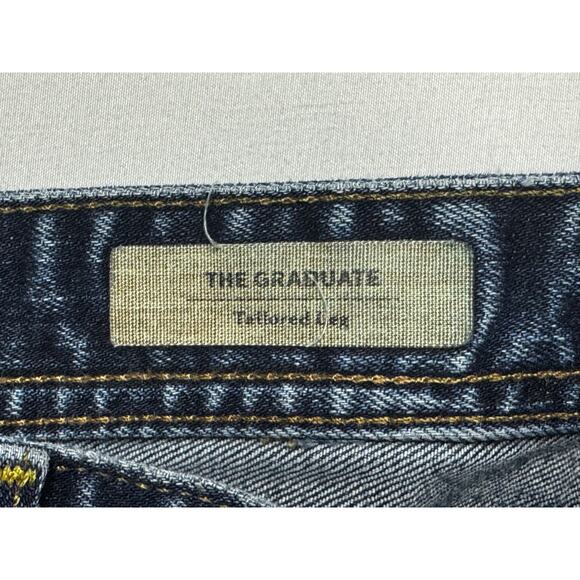 AG Adriano Goldschmied Men's The Graduate Tailored Leg Blue Jeans - Size 38x27.5 - Picture 5 of 6